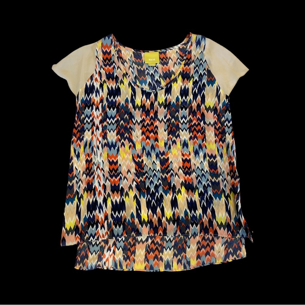 Anthropologie Maeve Multicolor Blouse - Picture 2 of 4